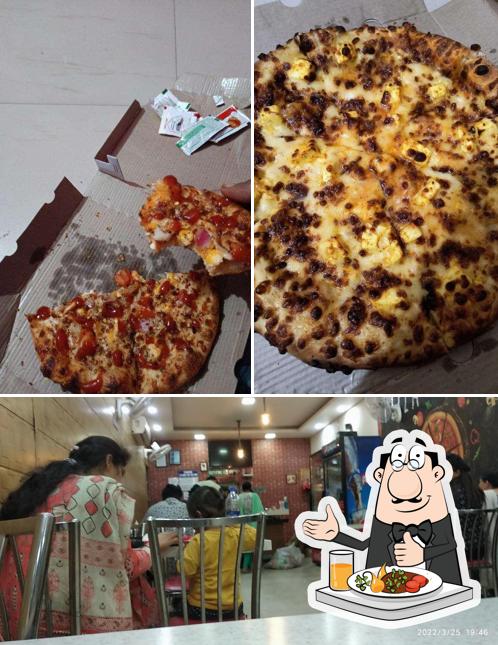 Among various things one can find food and interior at Pizza Villa