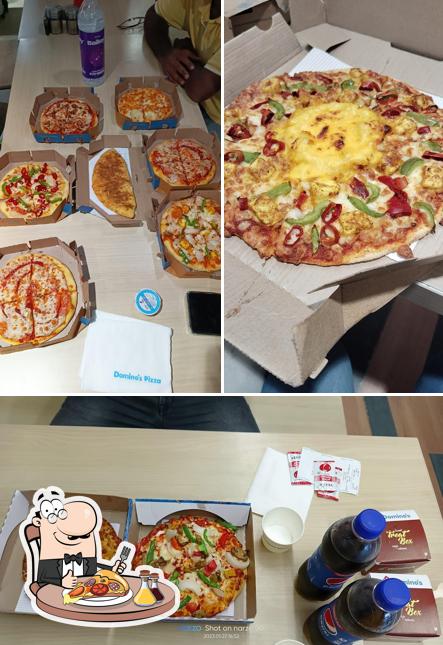 Pick various types of pizza
