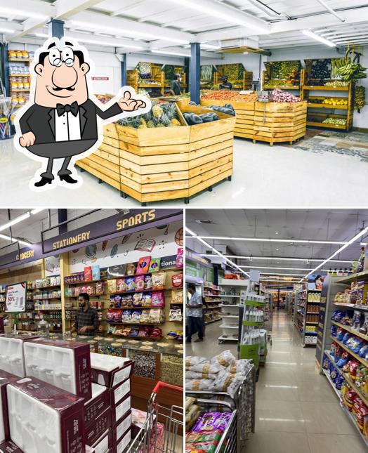 The interior of Edumart Hyper Market