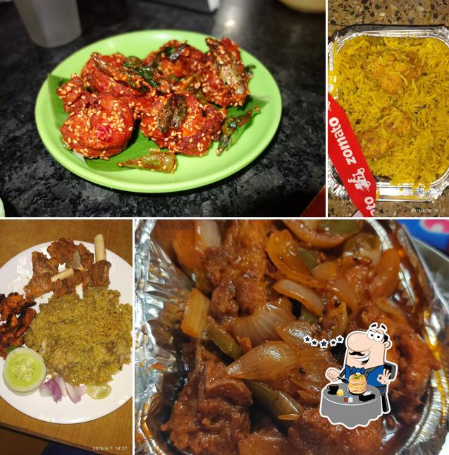 Meals at Sri Chamundeshwari Donne Biriyani Center