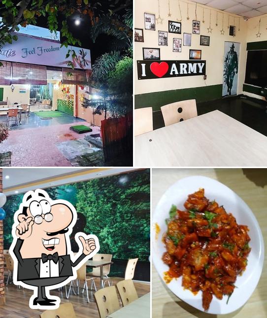 Take a seat at one of the tables at 1857 city cafe