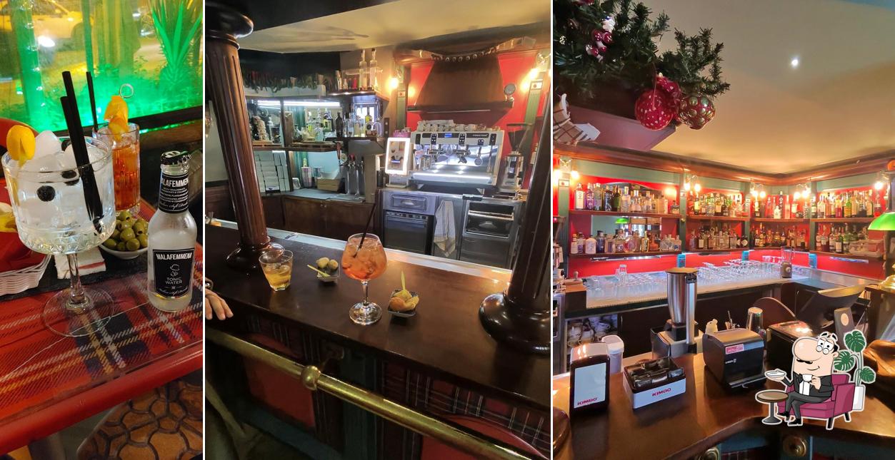 Gli interni di Chocolat Bar