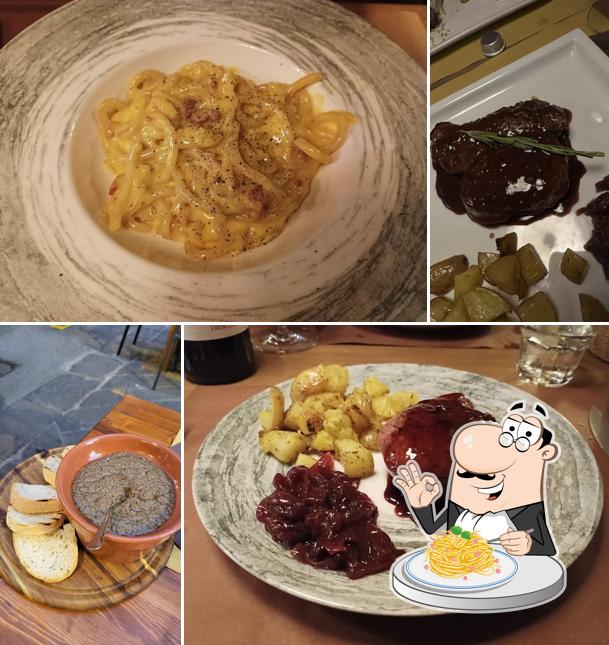 Spaghetti alla carbonara al Osteria del Toscano "Dante e Ciccia"