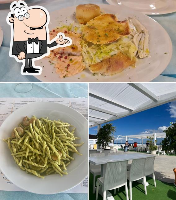 Tra le diverse cose da Ristorante "LA BARCHETTA" si possono trovare la interni e cibo