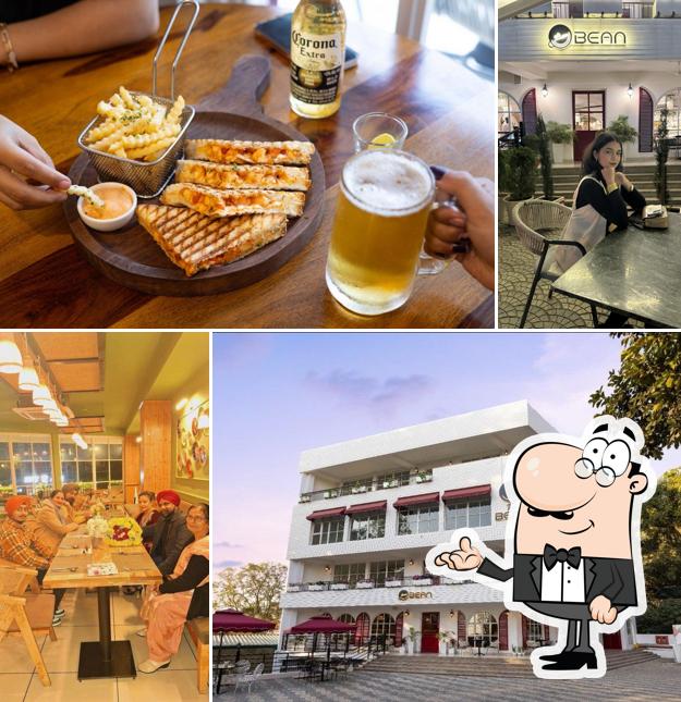 Take a seat at one of the tables at The Bend