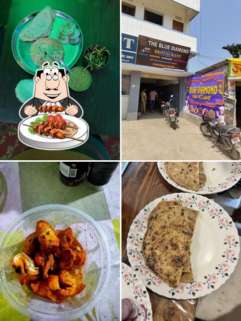 Food at Blue diamond Restaurant