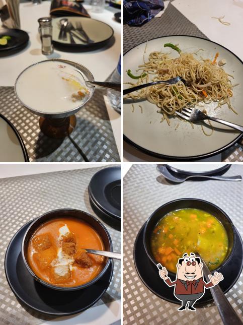 Food at Celebrations restaurant