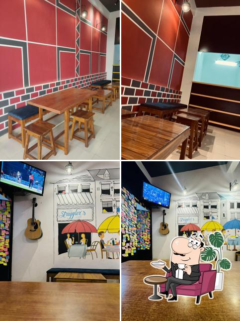 The interior of The Strugglers Cafe