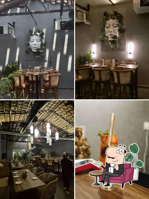 The interior of Stairway to Nirvanaa