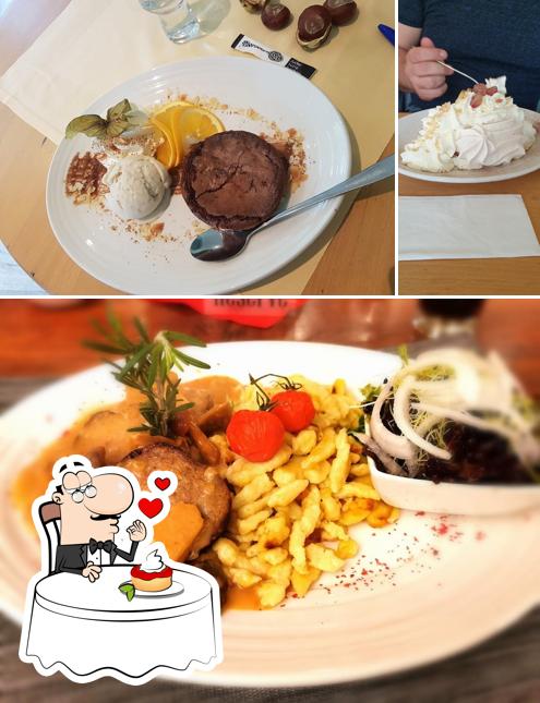 Wirtschaft zum Schützenhaus serve un'ampia gamma di dessert