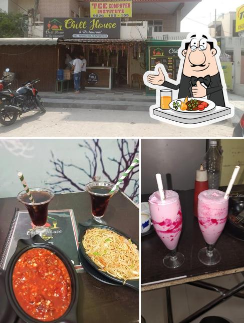 The restaurant's food and exterior
