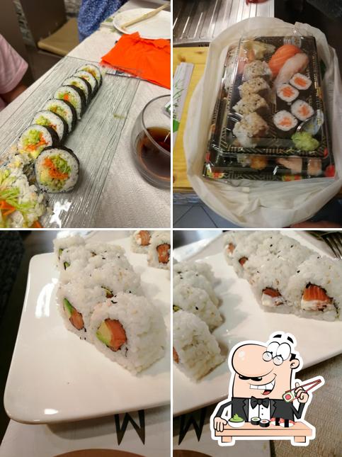 Prova le varie opzioni di sushi