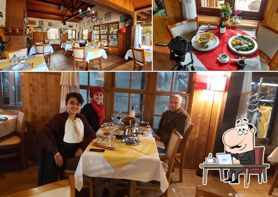 O interior do Restaurante Pucci