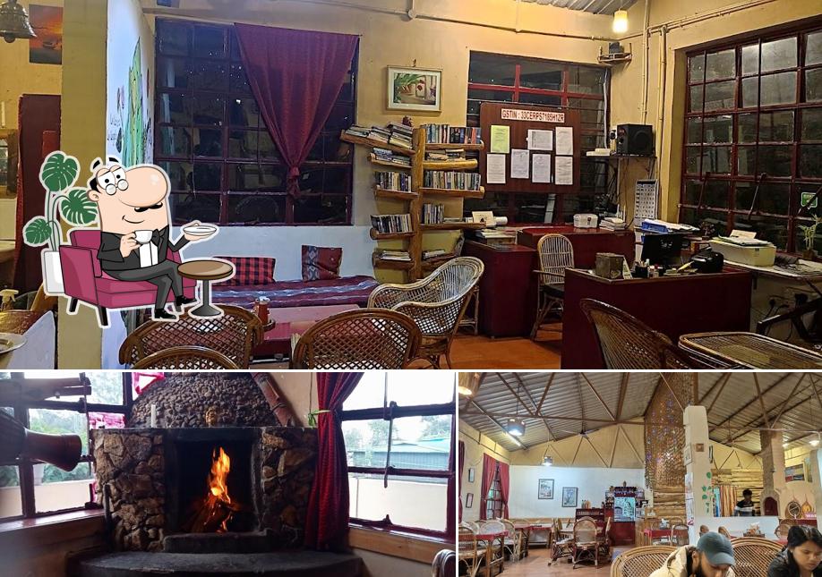 This is the image showing interior and food at Cloud Street