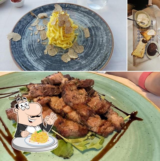 Spaghetti alla carbonara al La Locanda del Gobbo Nero