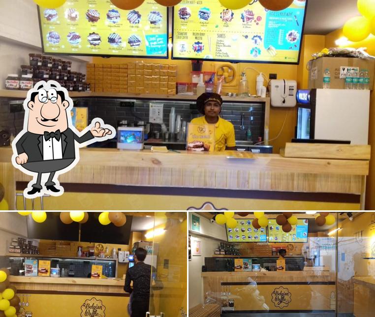 The interior of The Belgian Waffle Co