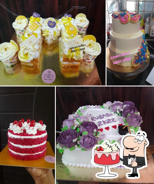 Red velvet cake at Adyant Bakers