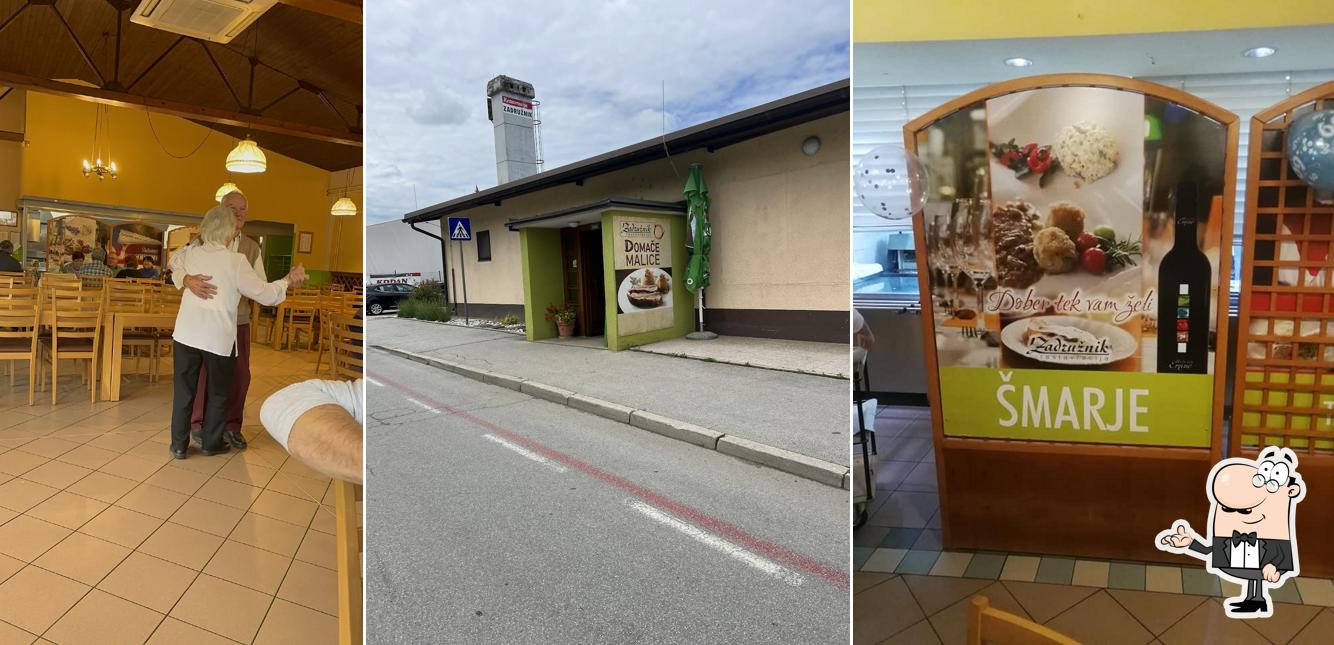 Gli interni di Restavracija Zadružnik