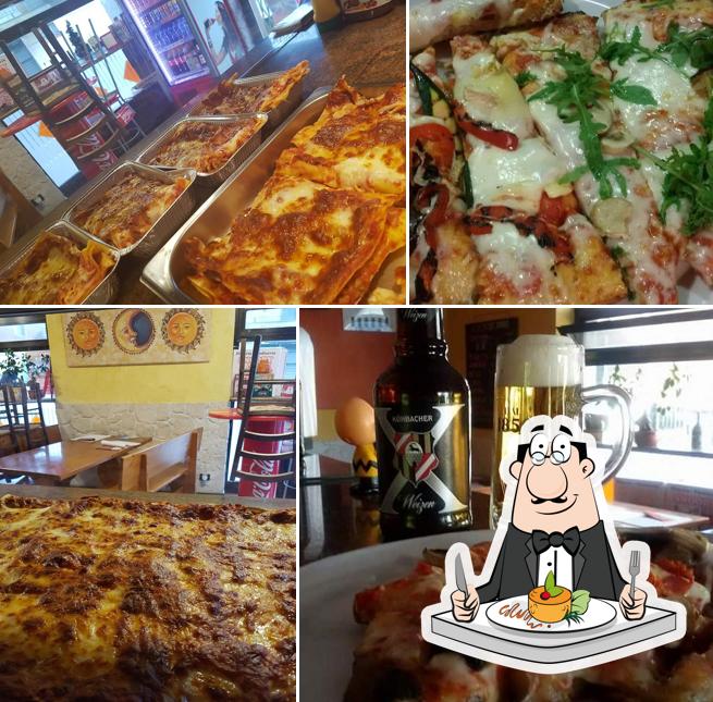 Platti al Pizzeria Snoopy Ivan