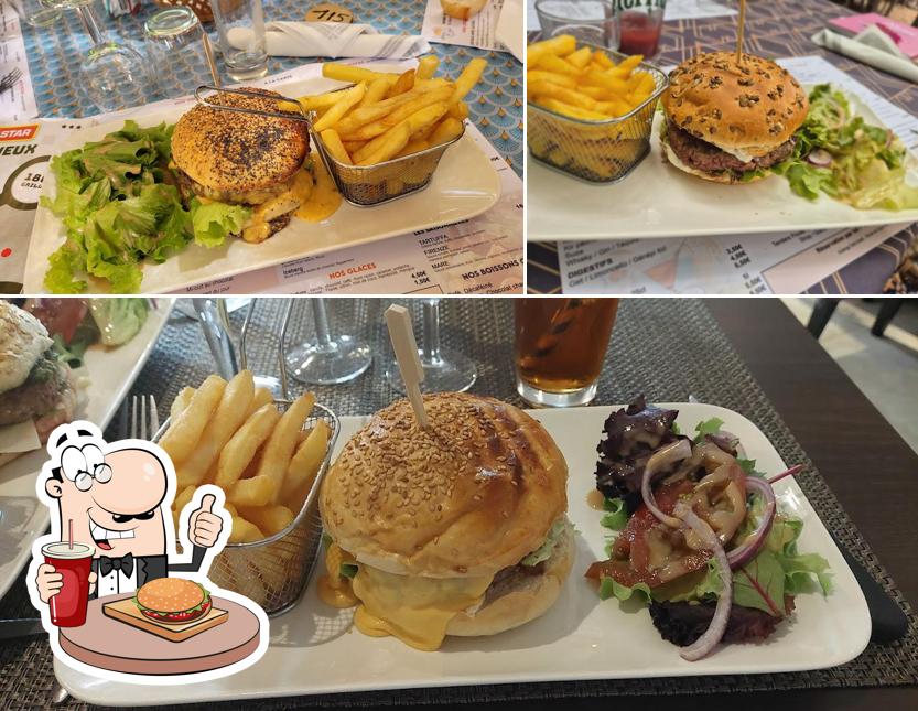 Les hamburgers de Auberge Côté Soleil will satisferont différents goûts