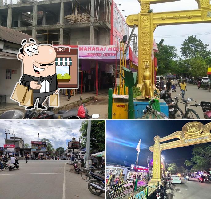 Check out how Maharaj Hotel looks outside