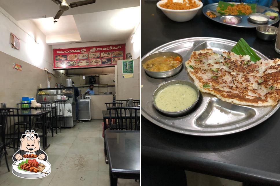 Food at Mayura Hotel