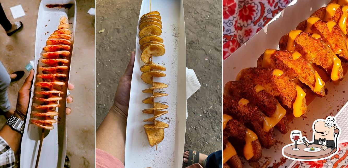 Food at On wheels fry guys