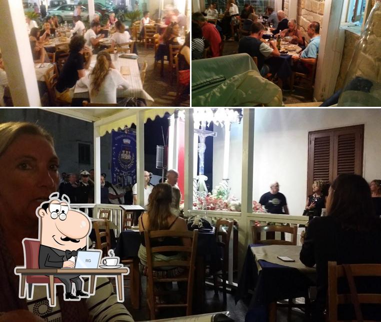 Gli interni di Trattoria La Bettola
