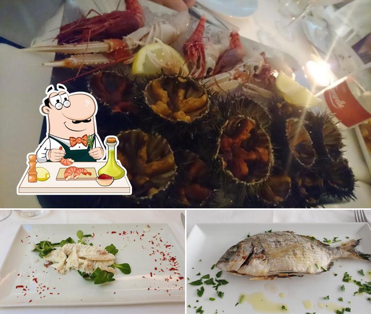 Ristorante Giannino serve un'ampia varietà di piatti di mare