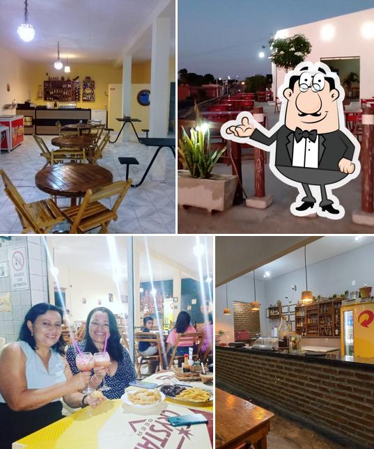 O interior do Ulisses Pizzaria e Pastelaria