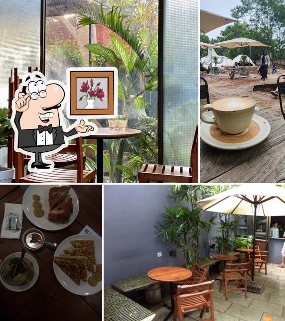 The interior of Zen Cafe