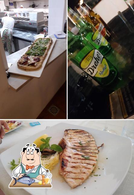 Salmone grigliato al Villaggio La Cicala (Fuoriluogo s.a.s)