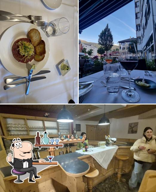 Alpina Restaurant si caratterizza per la interni e bevanda
