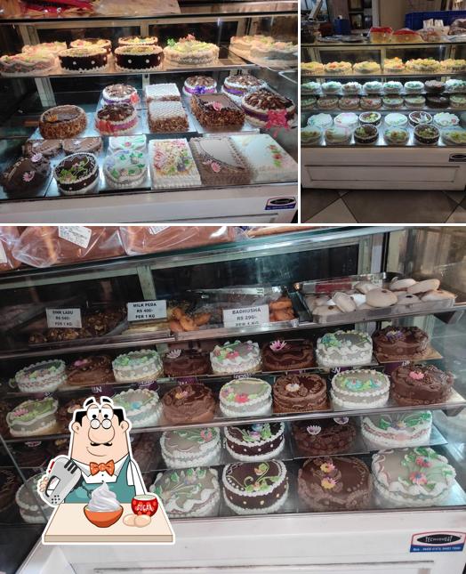 Cochin Bakery offers a range of sweet dishes