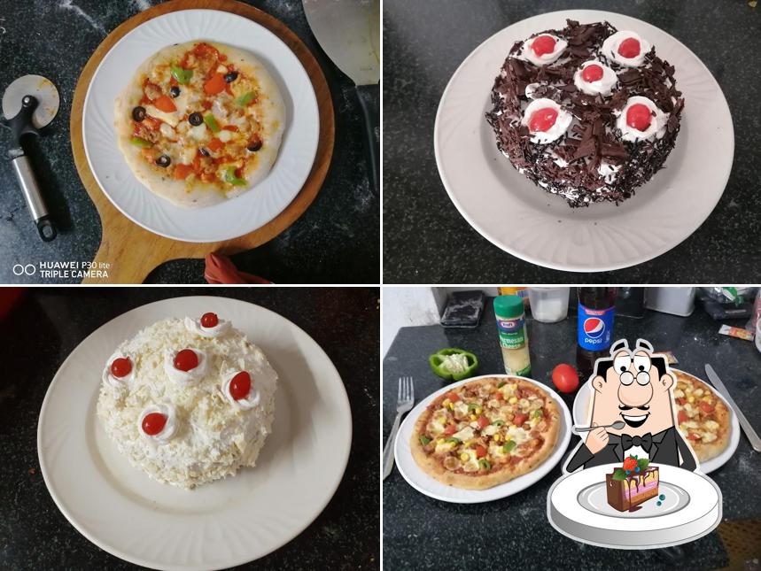 Chocolate cake at EAT AND BITE PIZZERIA