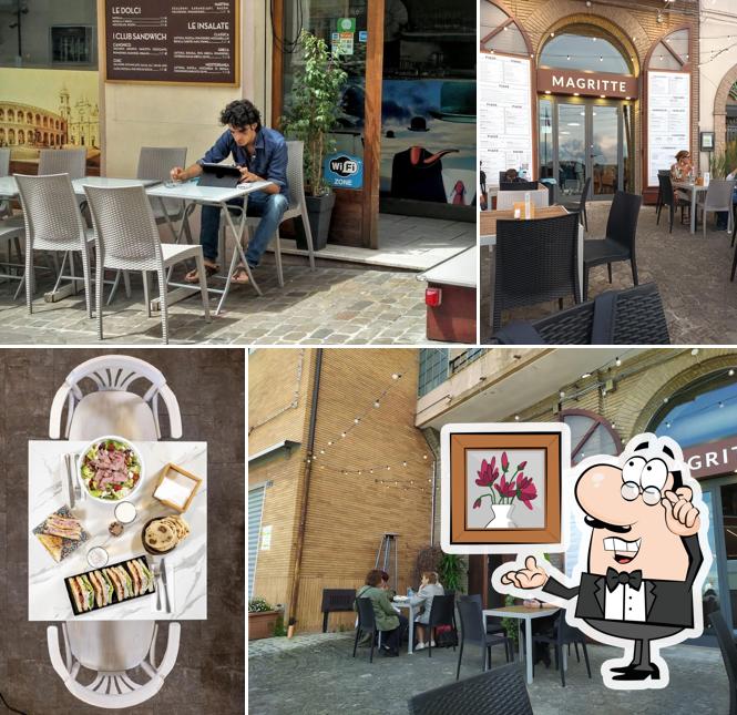 Dai un'occhiata agli interni di Magritte, la Piadina