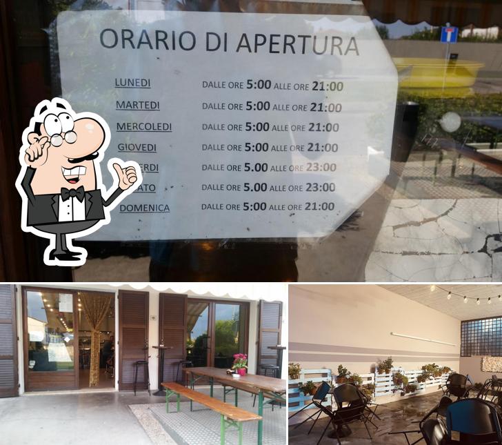 Dai un'occhiata agli interni di Bar la Perla