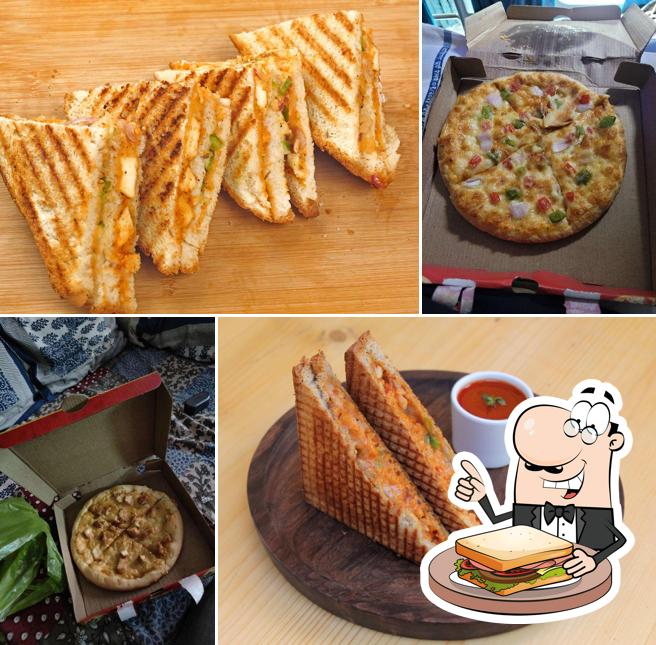Grilled cheese sandwich at The Pizza Story