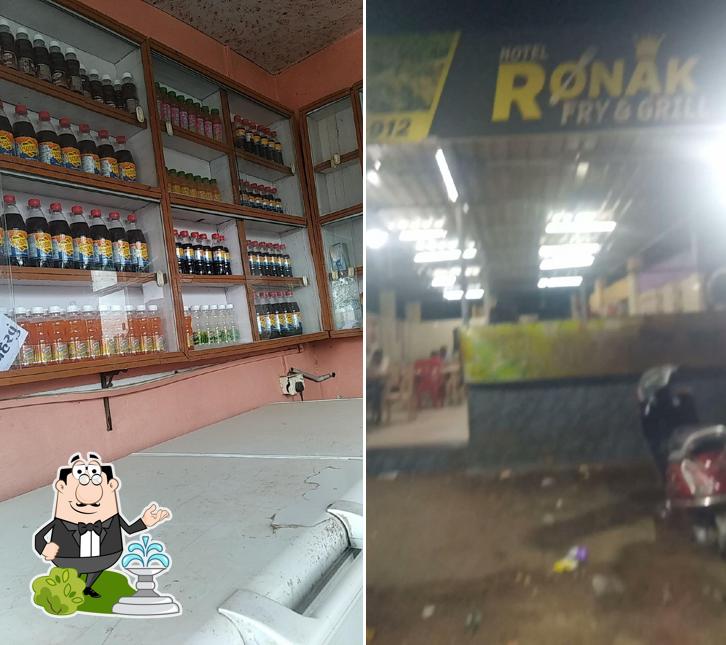 The exterior of Ronak Hotel
