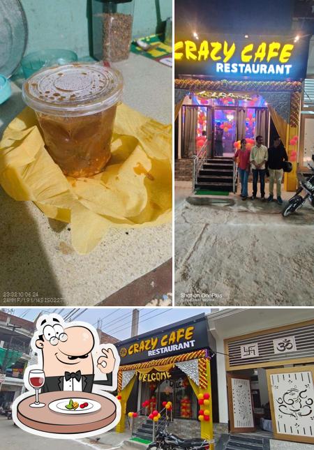 This is the picture depicting food and exterior at Crazy Cafe Restaurant