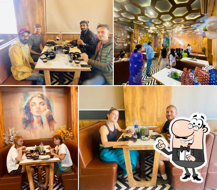 Check out how Kamal restaurant and dining hall ( Pure veg. ) looks inside
