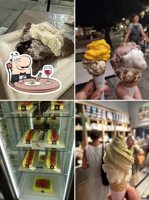 Platti al Gelateria La Romana dal 1947