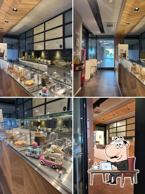 Gli interni di Cremeria Delizia