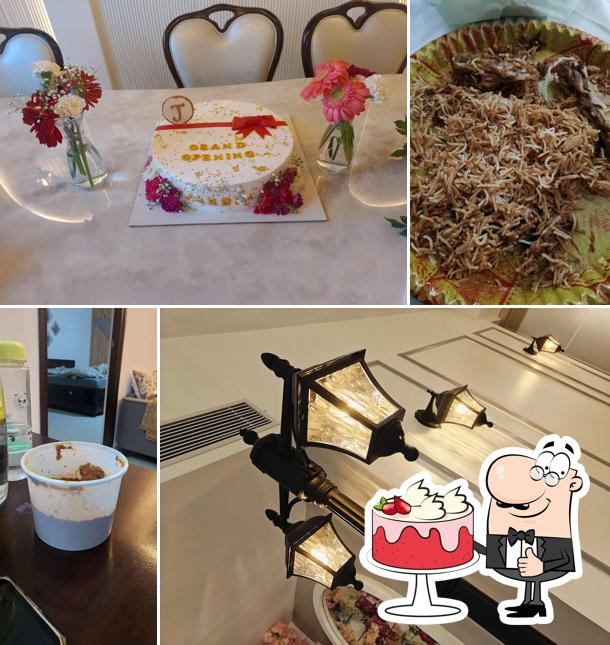 Red velvet cake at Jardin Fine Dine Restaurant