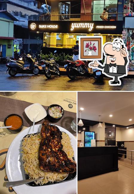 The interior of Yummy Fried Chicken kattangal