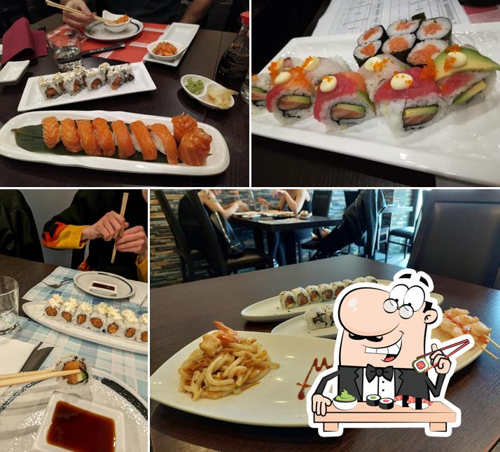 Scegli le diverse opzioni di sushi