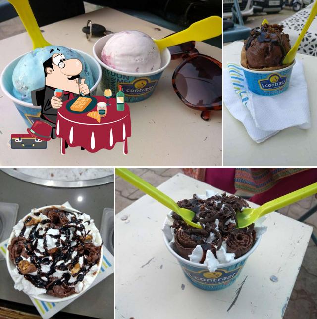 I Contrast IC Fiesta offers a selection of desserts