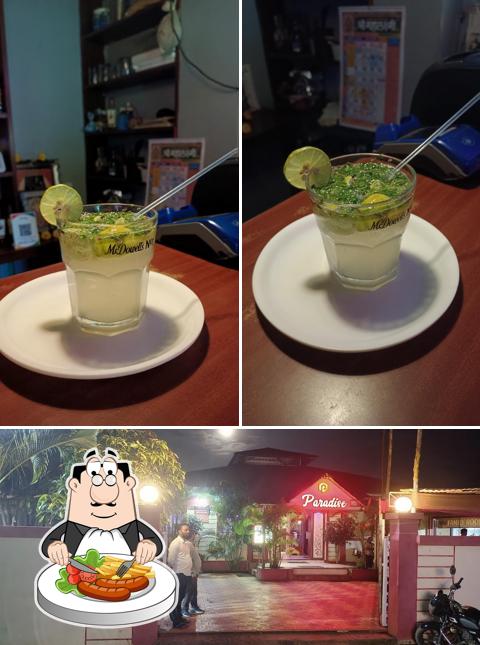 This is the photo showing food and exterior at Hotel Paradise