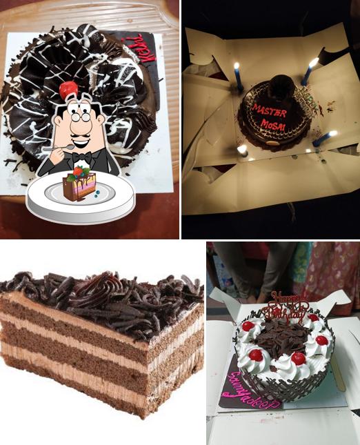 Chocolate cake at Mio Amore