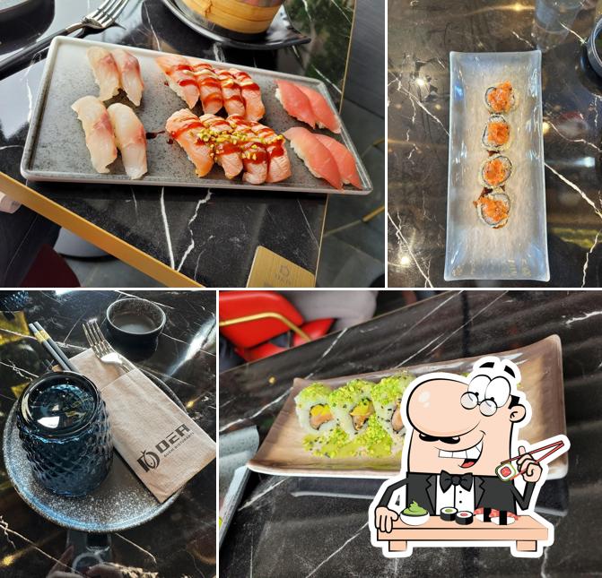 Ordina le varie opzioni di sushi